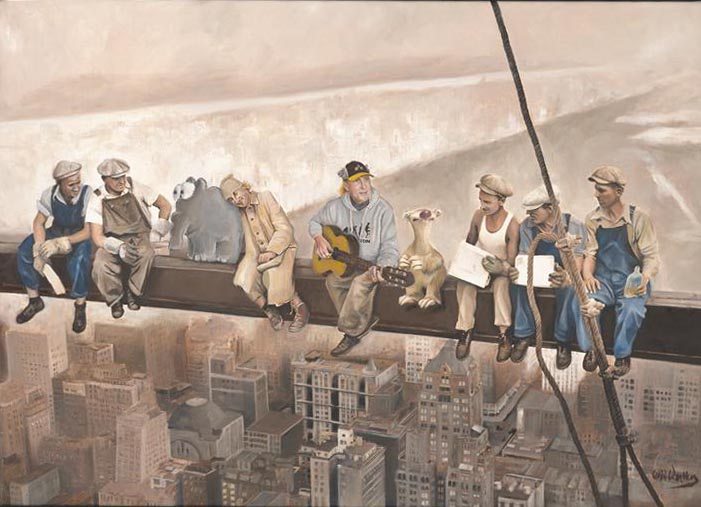 Gemalte Bilder von Otto Waalkes: Bringen Sie Farbe in Ihr Leben!